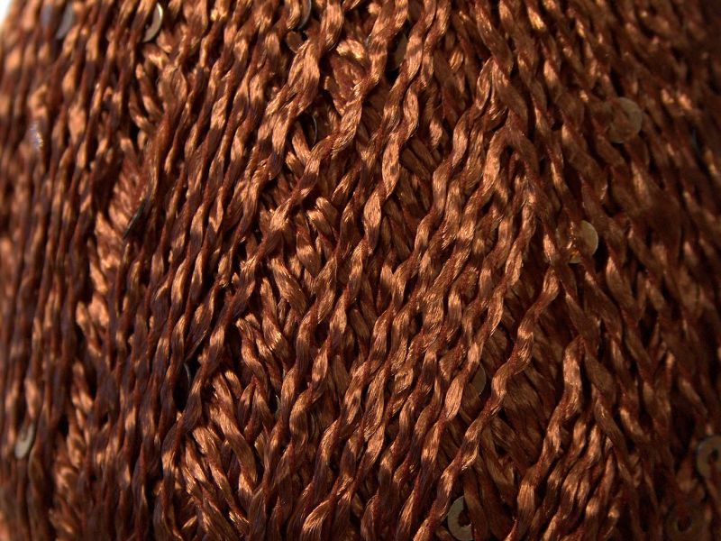 Acacia Yarns Dazzle Sequin Yarn 004 Light Brown