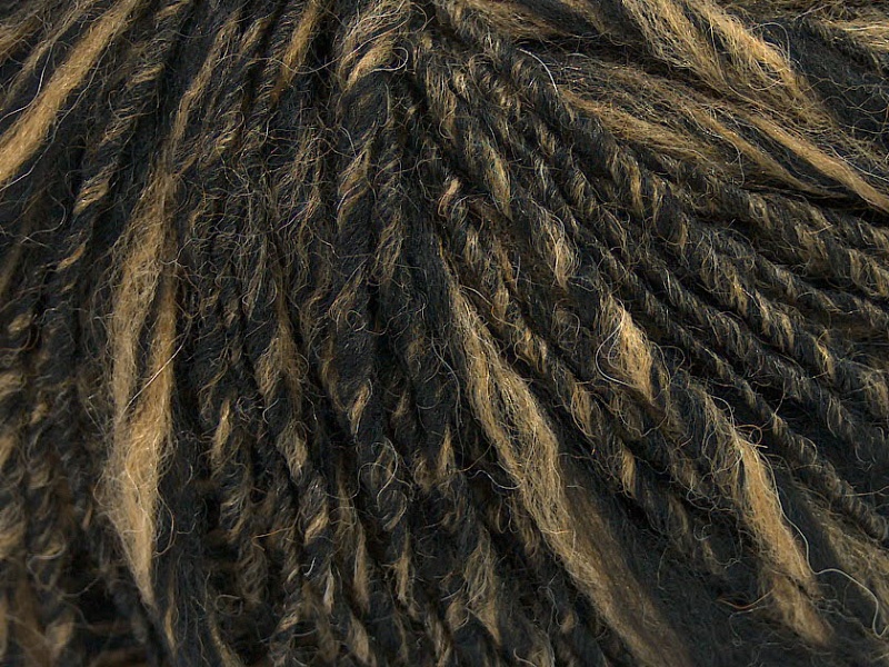 Acacia Yarns Inspire Yarn 0072 Black with Camel
