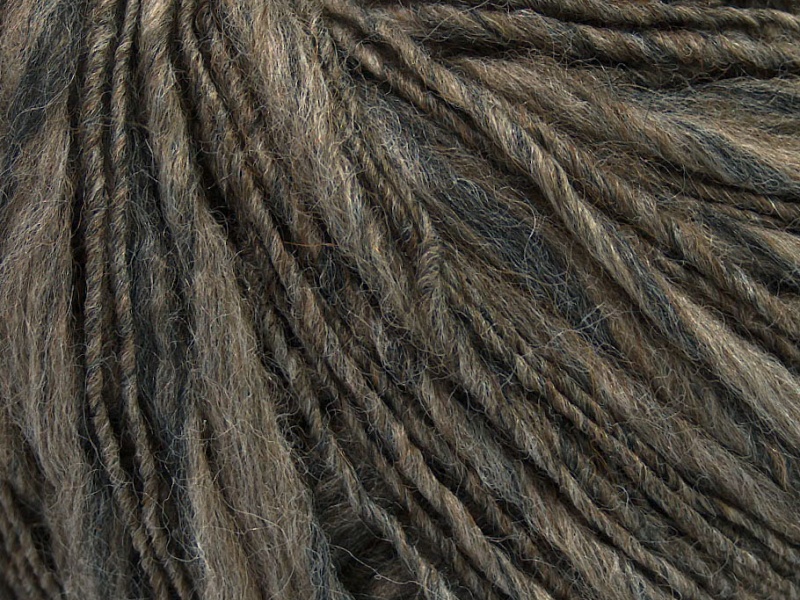 Acacia Yarns Inspire Yarn 0073 Dark Gray with Light Brown