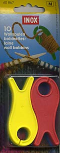 Inox Yarn Bobbins (10) Assorted Colors - Small