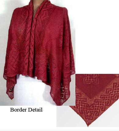 Alpaca With a Twist Filagree Lace Shawl Pattern