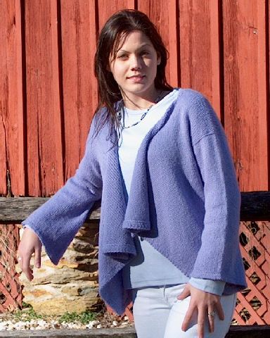 Alpaca Yarn Company Delicate Drapes Cardigan Kit
