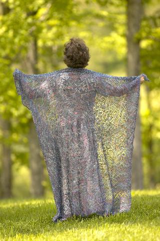 Alpaca Yarn Company Suri Elegance Reflections Shawl PT34 Pattern