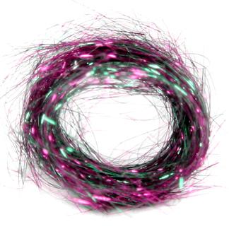 Angelina Fibers - 10 grams - Mardi Gras Combo Angelina Angelina Fibers - 10 grams - Mardi Gras Combo Angelina