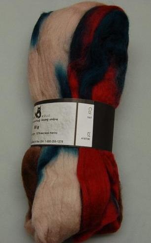 Schoppel Wolle (Artfelt) Roving in Colorway 1507