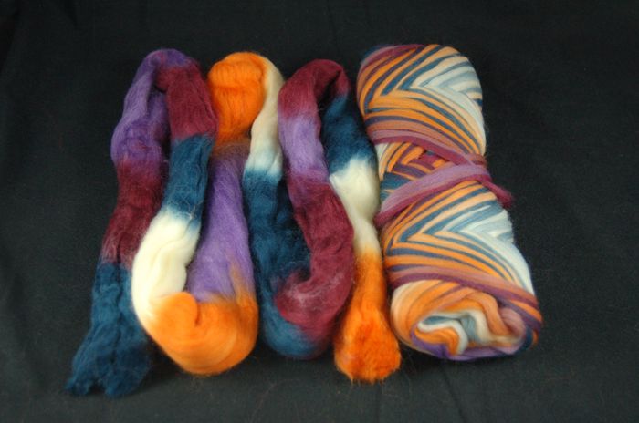 Zitron Artfelt Pencil Roving Kit in Colorway 902