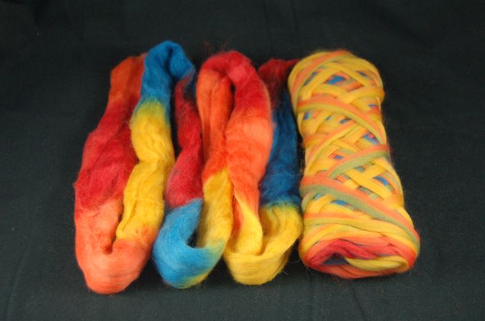 Zitron Artfelt Pencil Roving Kit in Colorway 906