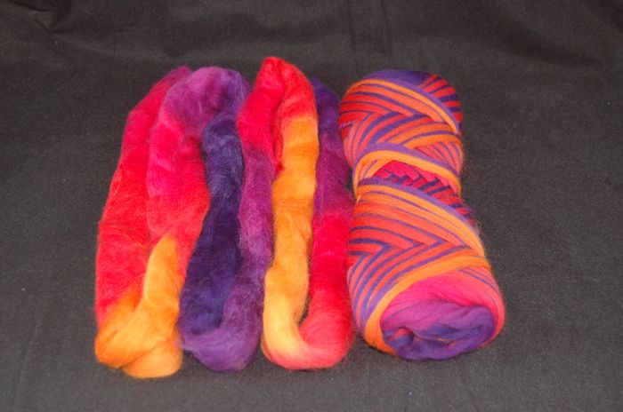 Zitron Artfelt Pencil Roving Kit in Colorway 910