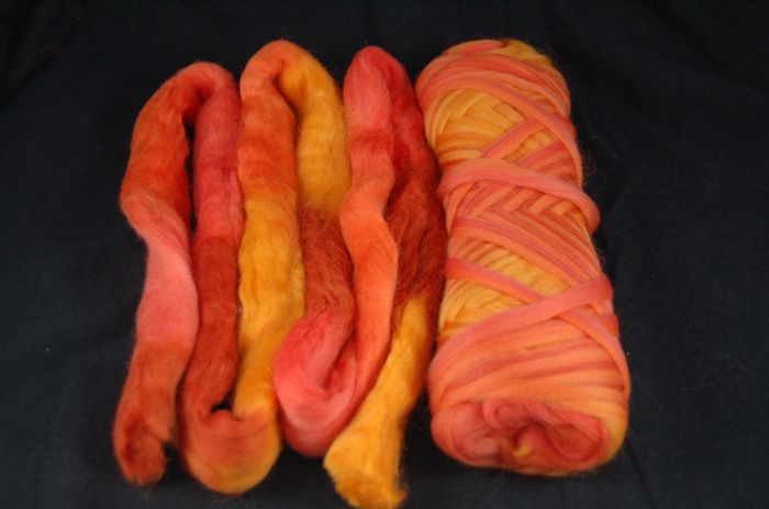Zitron Artfelt Pencil Roving Kit in Colorway 922