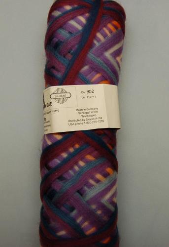 Schoppel Wolle (Artfelt) Pencil Roving in Colorway 1659 (902) Semi Precious Stone