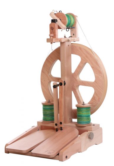 Ashford Kiwi 3 Double Treadle Spinning Wheel - Natural