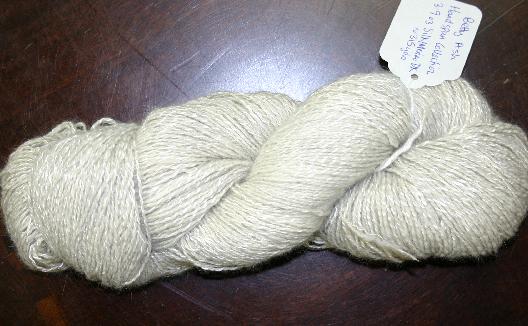 Hand Spun 2-ply Silk and Wool DK from the Betty Ash Collection 2.2 oz 180 yds