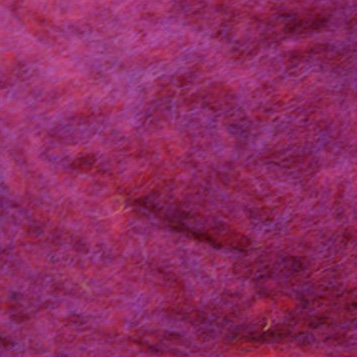 Bewitching Fibers Needle Felting Carded Wool - 8 ounce - Chianti