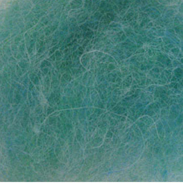 Bewitching Fibers Needle Felting Carded Wool - 1 ounce - Seagreen