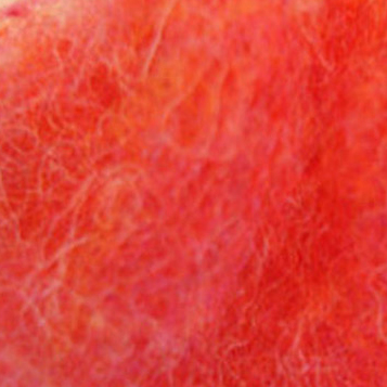 Bewitching Fibers Needle Felting Carded Wool - 1 ounce - Zinnia