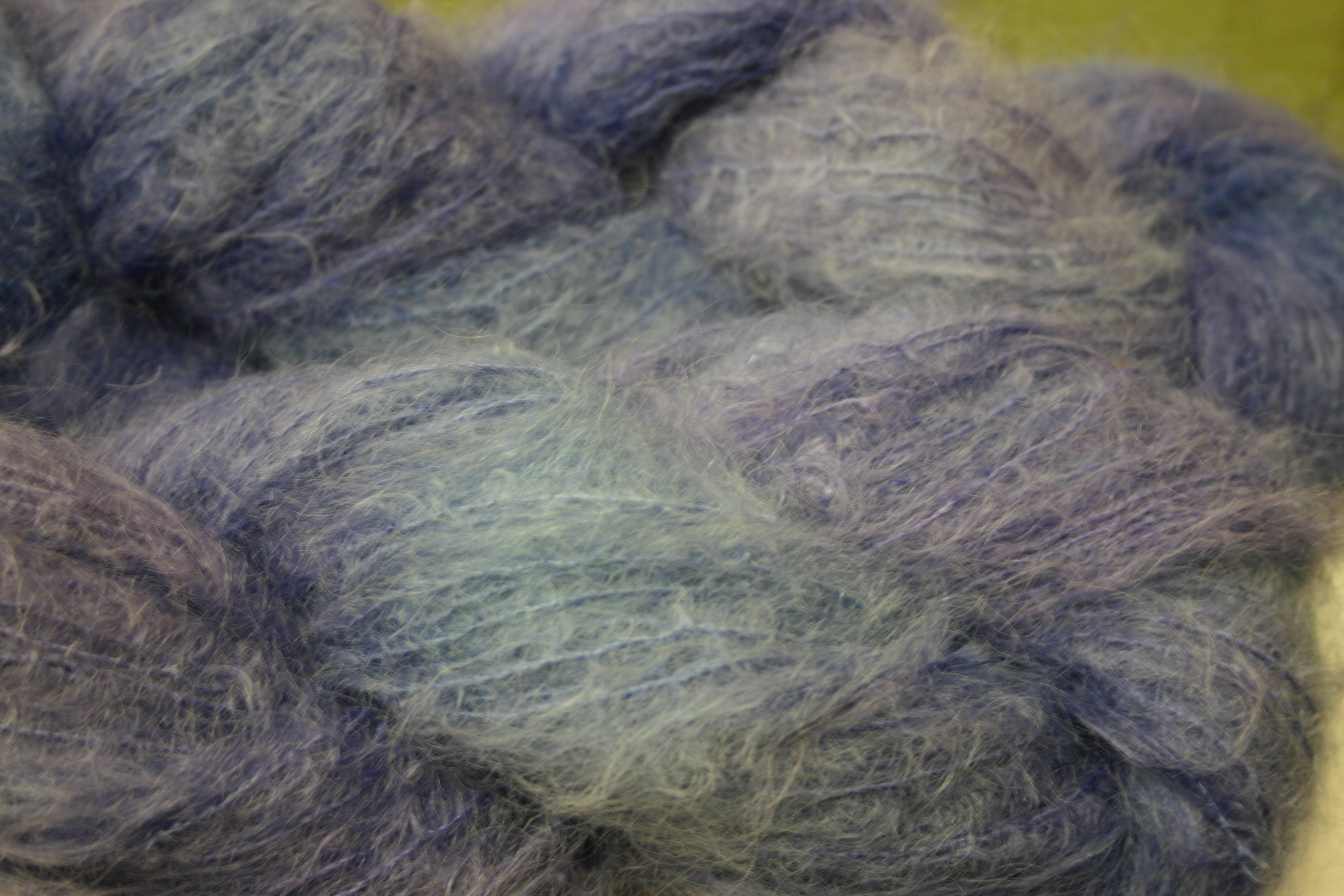 Brushed Mohair Yarn by Bewitching Fibers in Lobelia