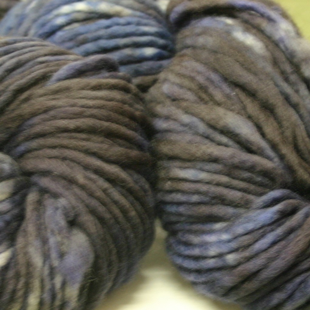 Super Bulky Superwash Merino Yarn - Stormy Night Super Bulky Superwash Merino Yarn - Stormy Night