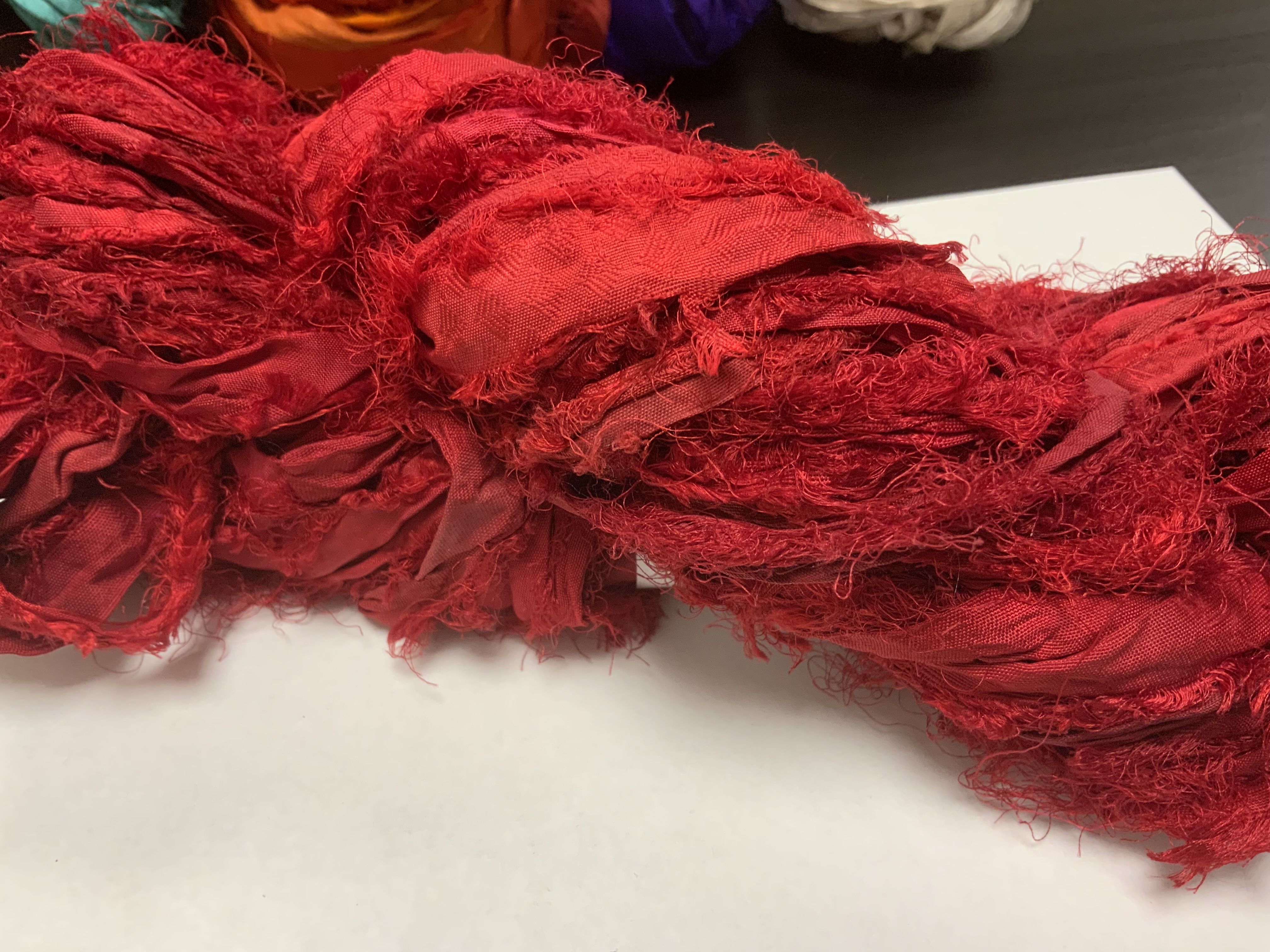 Bewitching Fibers Sari Silk Ribbon Yarn - 002