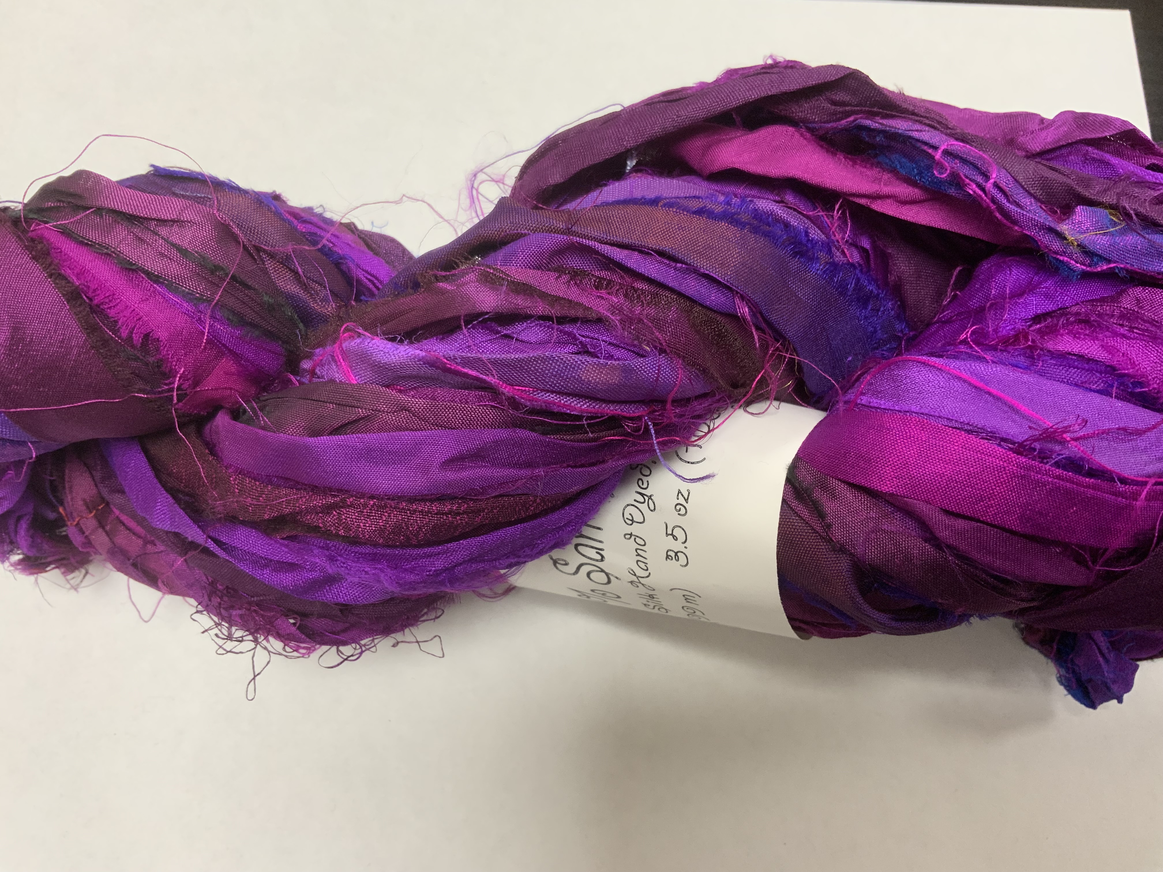 Bewitching Fibers Sari Silk Ribbon Yarn - 008