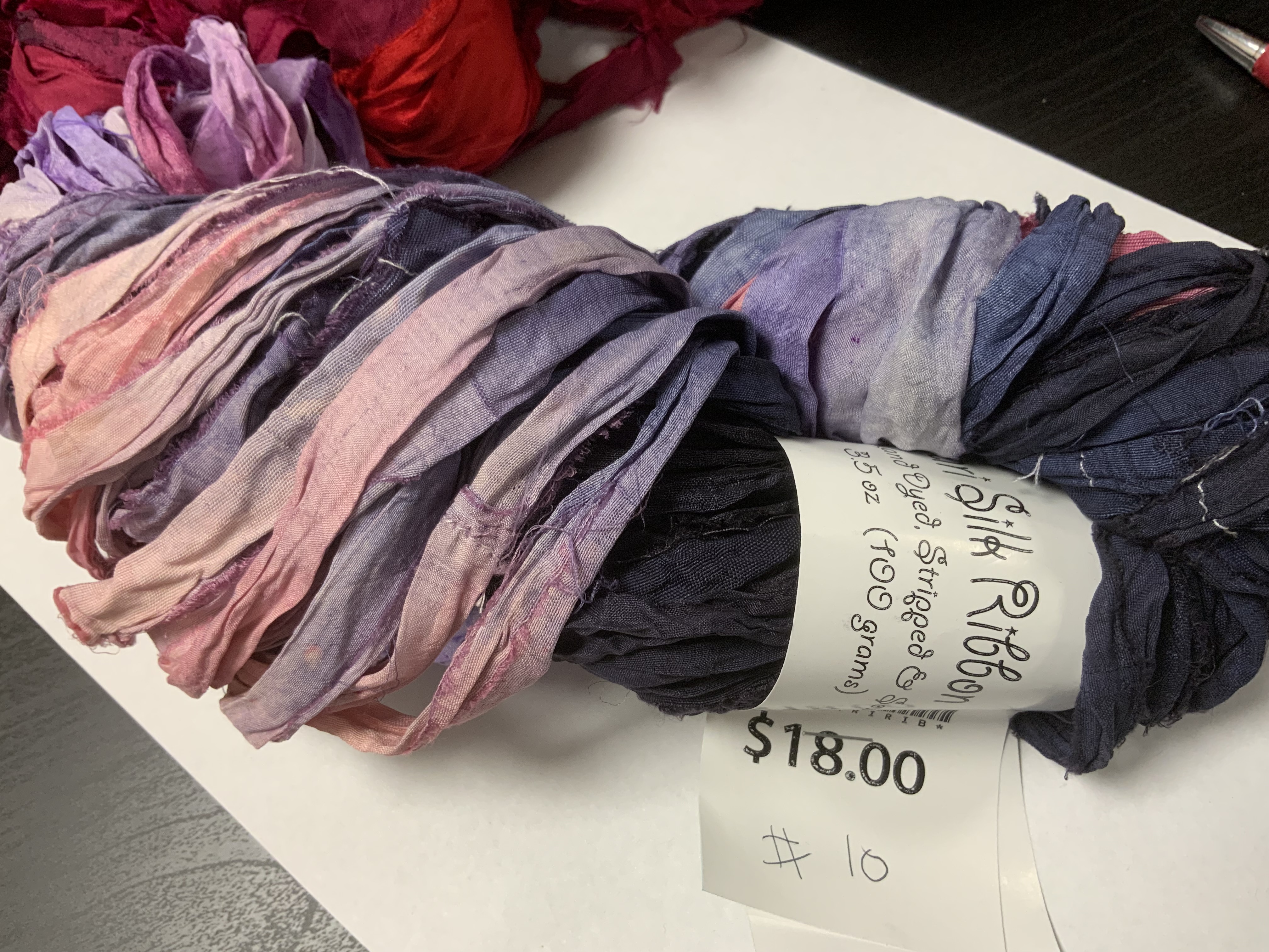 Bewitching Fibers Sari Silk Ribbon Yarn - 0101