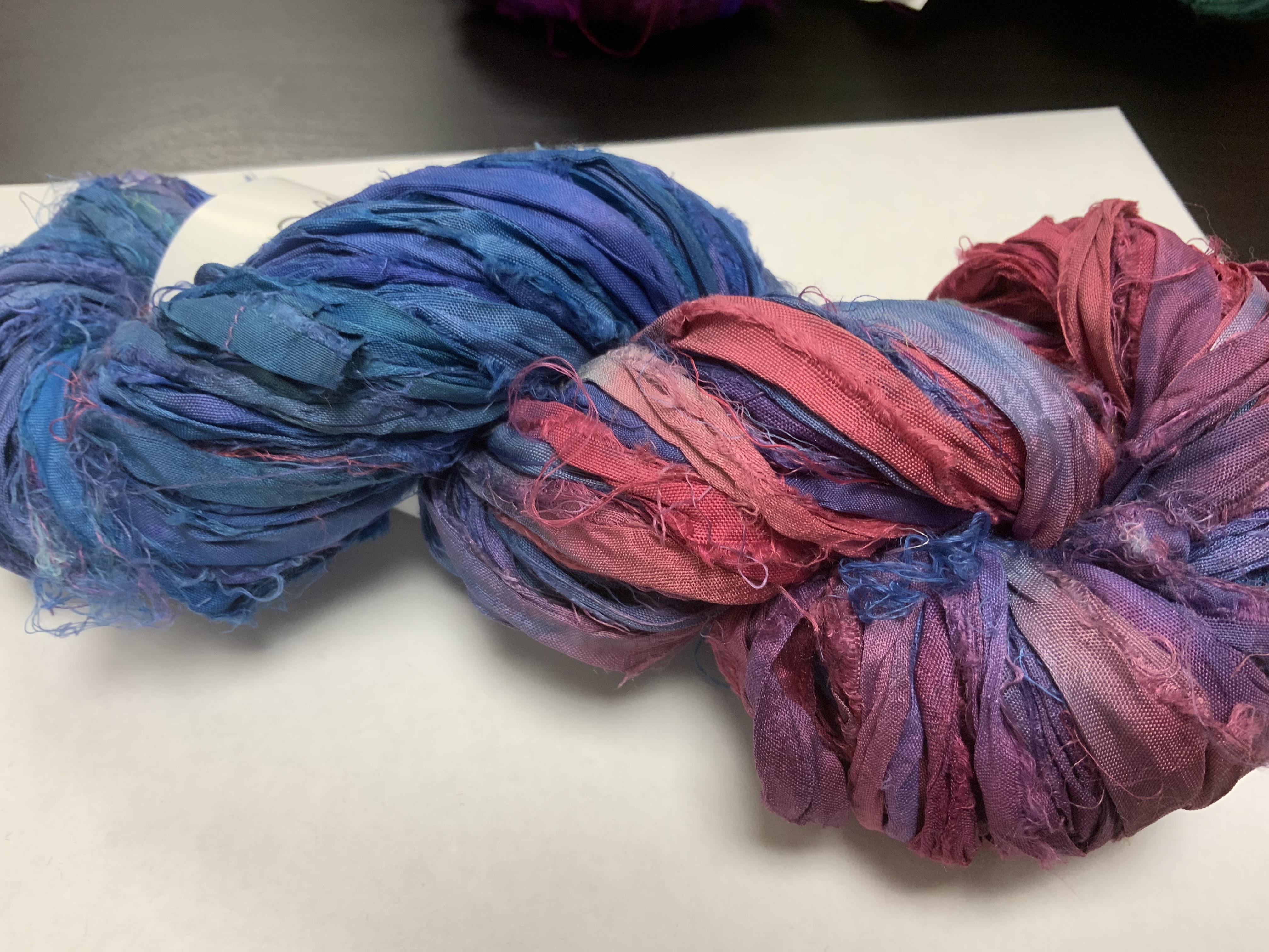 Bewitching Fibers Sari Silk Ribbon Yarn - 014