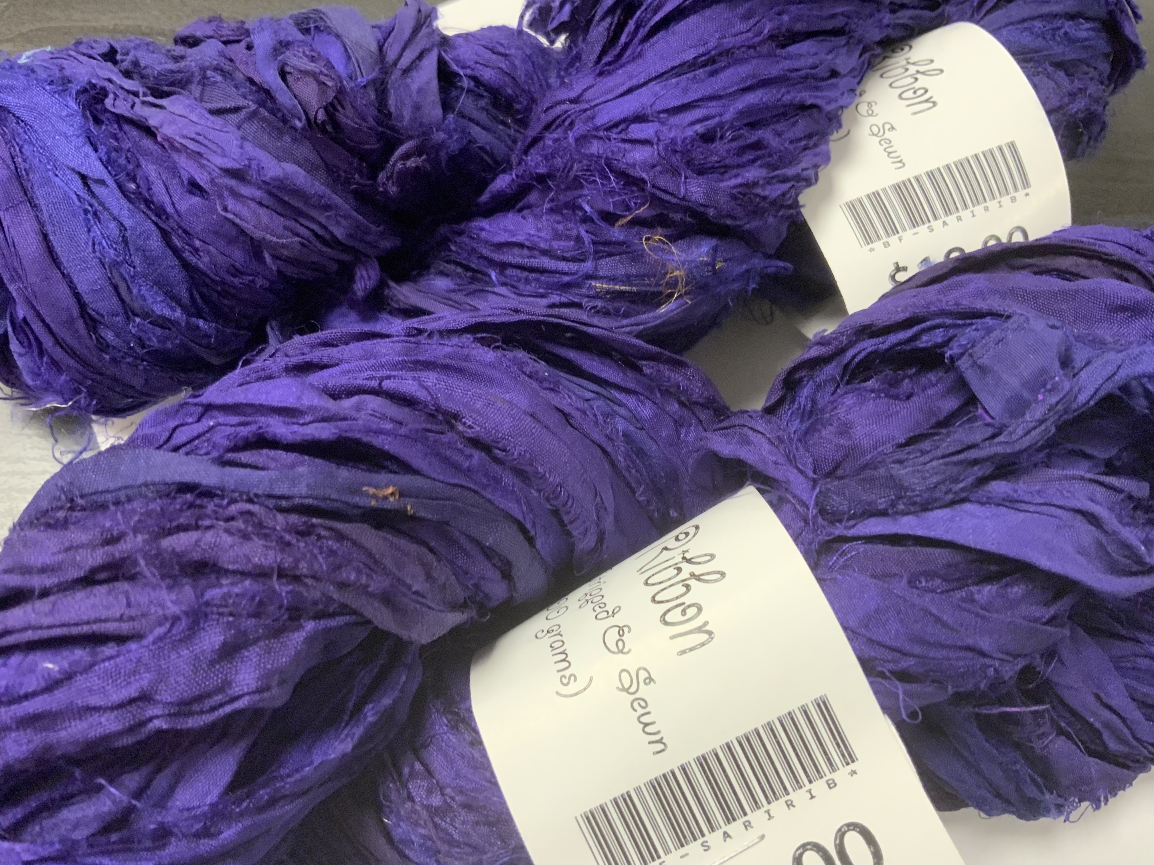 Bewitching Fibers Sari Silk Ribbon Yarn - 030