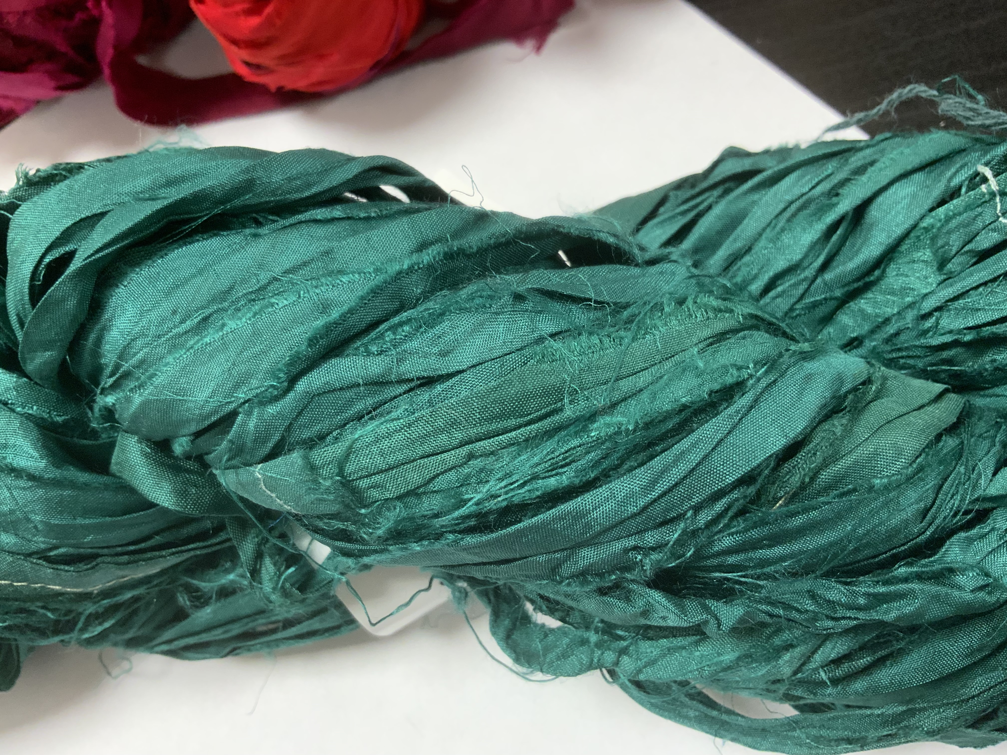 Bewitching Fibers Sari Silk Ribbon Yarn - 031