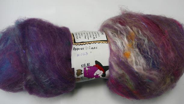 Bewitching Batts Hand Blended Art Batt - #023 - 2.2 ozs