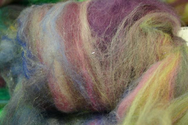 Bewitching Batts Hand Blended Art Batt - #054 - 2.6 ozs