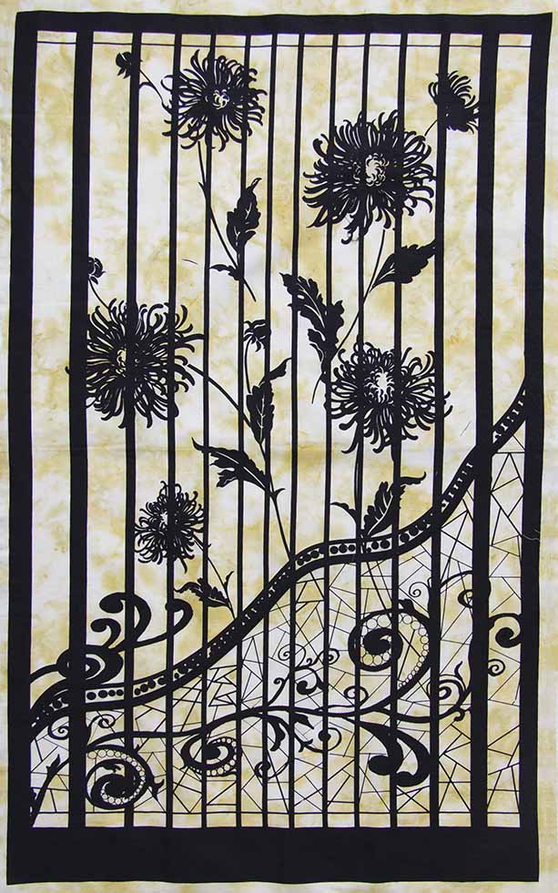 Shattered Glass A Panel Banyan Batik Cotton Fabric by Northcott 80006-50