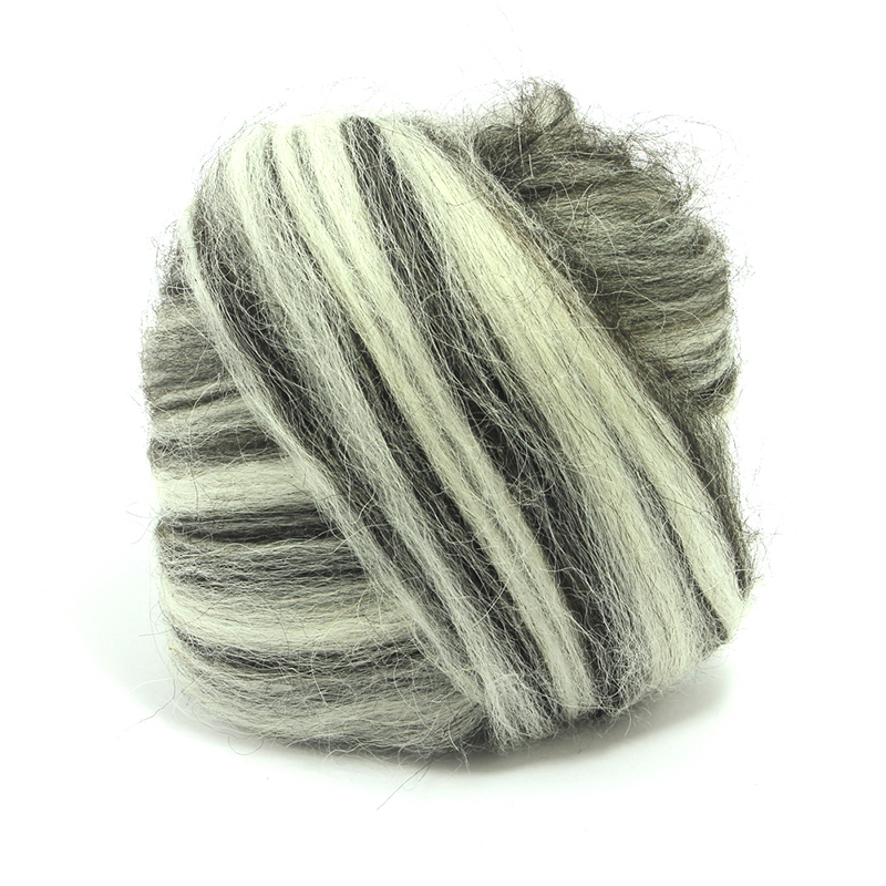100% Icelandic Wool Natural Top Blend - 4 oz (115 g)