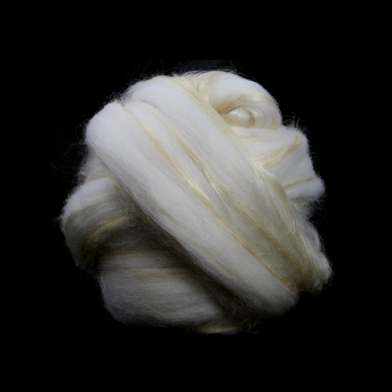 70% Merino Wool 30% Soybean Top by Bewitching Fibers