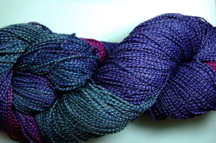 Blue Heron Beaded Rayon Yarn - Eggplant