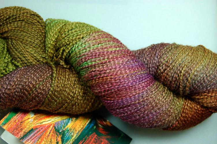Blue Heron Beaded Rayon Yarn - Kelp