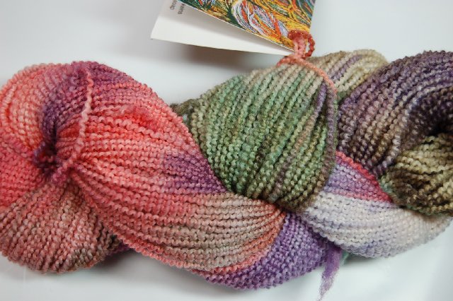 Blue Heron Beaded Wool Yarn in Colorway Marsh G...