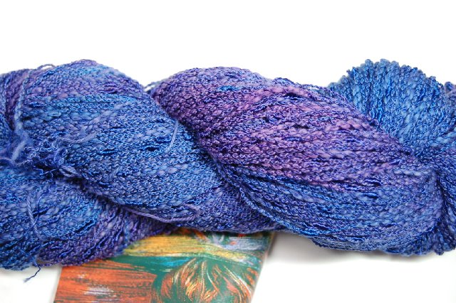 Blue Heron Cotton Rayon Seed Yarn in Colorway B...