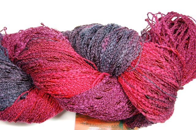 Blue Heron Cotton Rayon Seed Yarn in Colorway Spanish Dancer