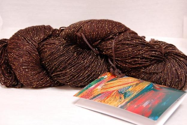 Blue Heron Rayon Metallic Yarn - Cocoa
