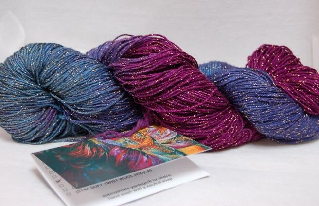 Blue Heron Rayon Metallic Yarn - Eggplant