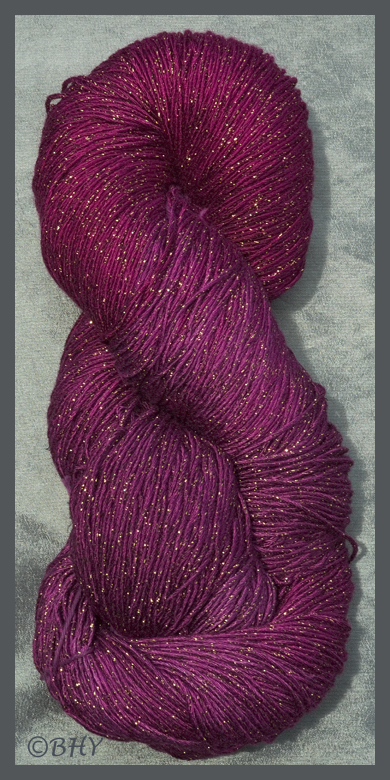 Blue Heron Rayon Metallic Yarn - Plum Blue Heron Rayon Metallic Yarn - Plum