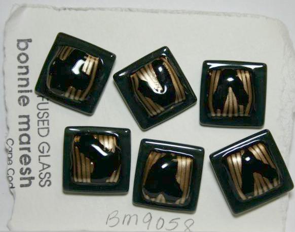 Bonnie Maresh Fused Glass Buttons - Large BM9058