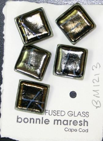 Bonnie Maresh Fused Glass Buttons - Large BM1213