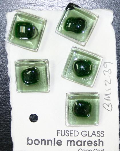 Bonnie Maresh Fused Glass Buttons - Large BM1239