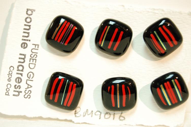 Bonnie Maresh Fused Glass Buttons - Medium BM9016