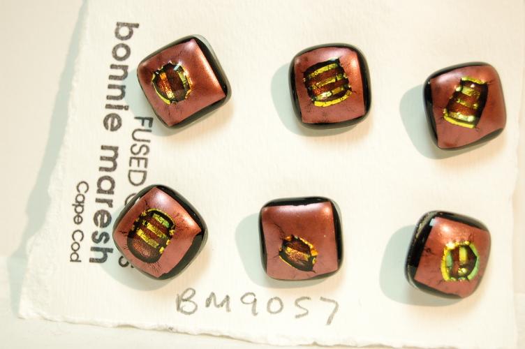 Bonnie Maresh Fused Glass Buttons - Medium BM9057