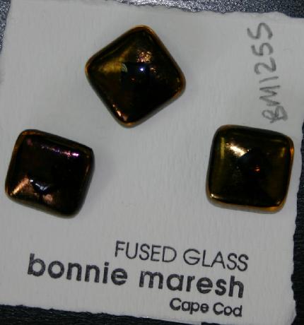 Bonnie Maresh Fused Glass Buttons - Medium BM1255