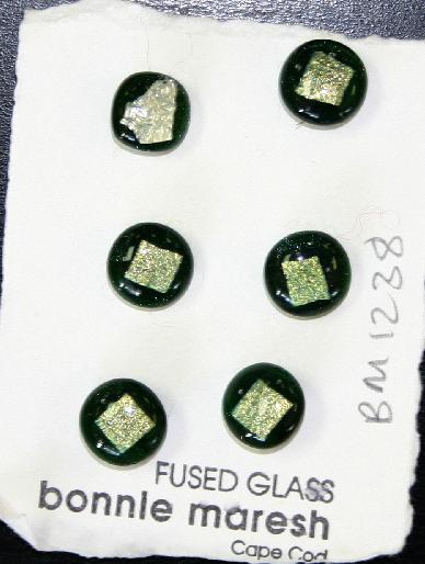 Bonnie Maresh Fused Glass Buttons - Small BM1238