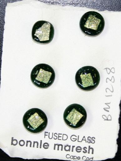 Bonnie Maresh Fused Glass Buttons - Small BM1238