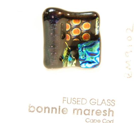 Bonnie Maresh Fused Glass Buttons - Extra Large...