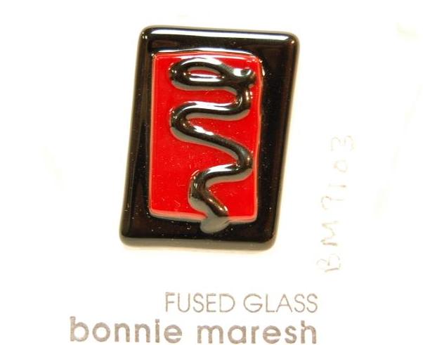 Bonnie Maresh Fused Glass Buttons - Extra Large...